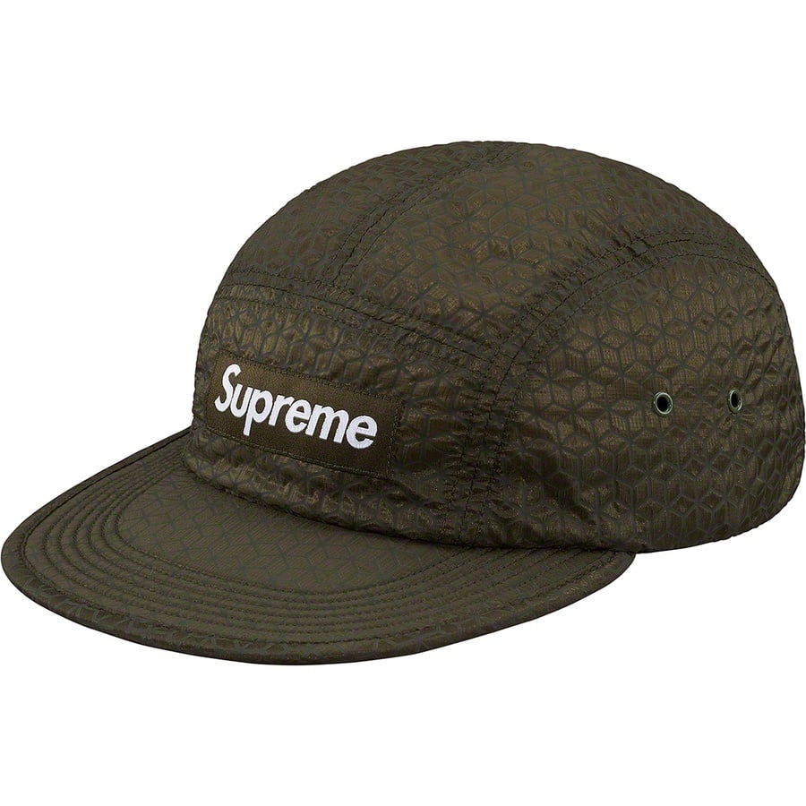 Details on Geometric Ripstop Camp Cap Olive from spring summer
                                                    2019 (Price is $48)