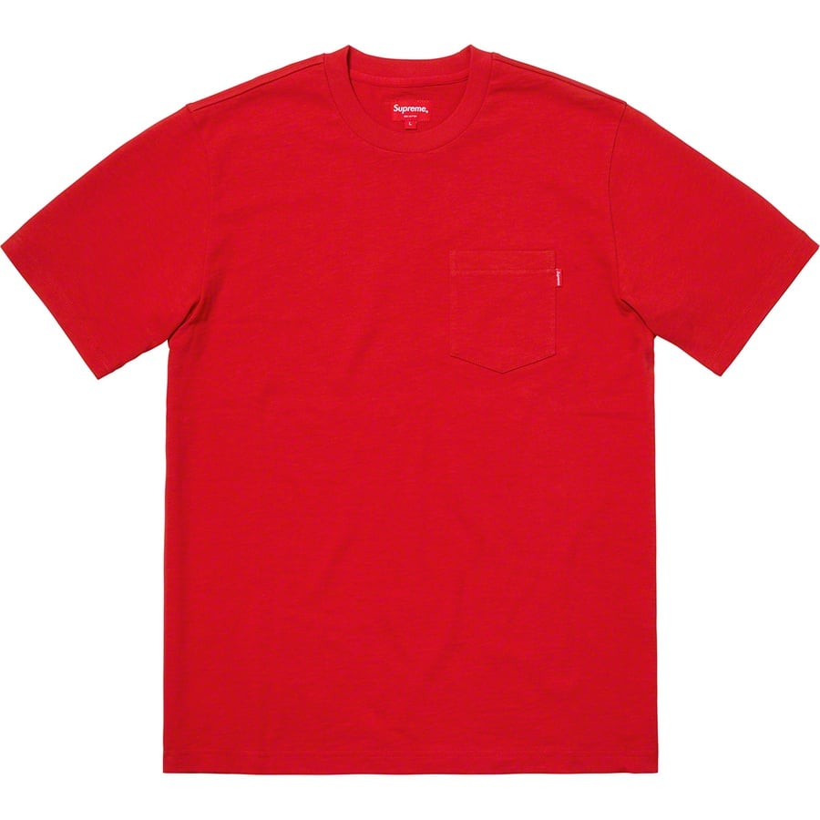 Details on S S Pocket Tee Red from spring summer
                                                    2019 (Price is $62)