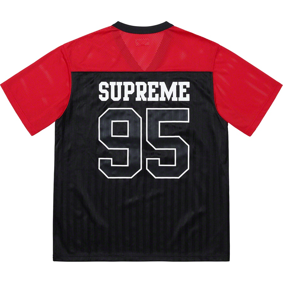Details on Ol' Dirty Bastard Football Top Red from spring summer
                                                    2019 (Price is $128)