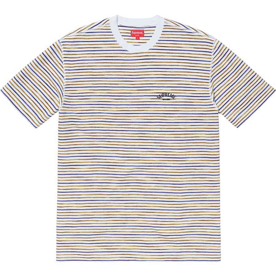 Details on Stripe Thermal S S Top White from spring summer
                                                    2019 (Price is $98)