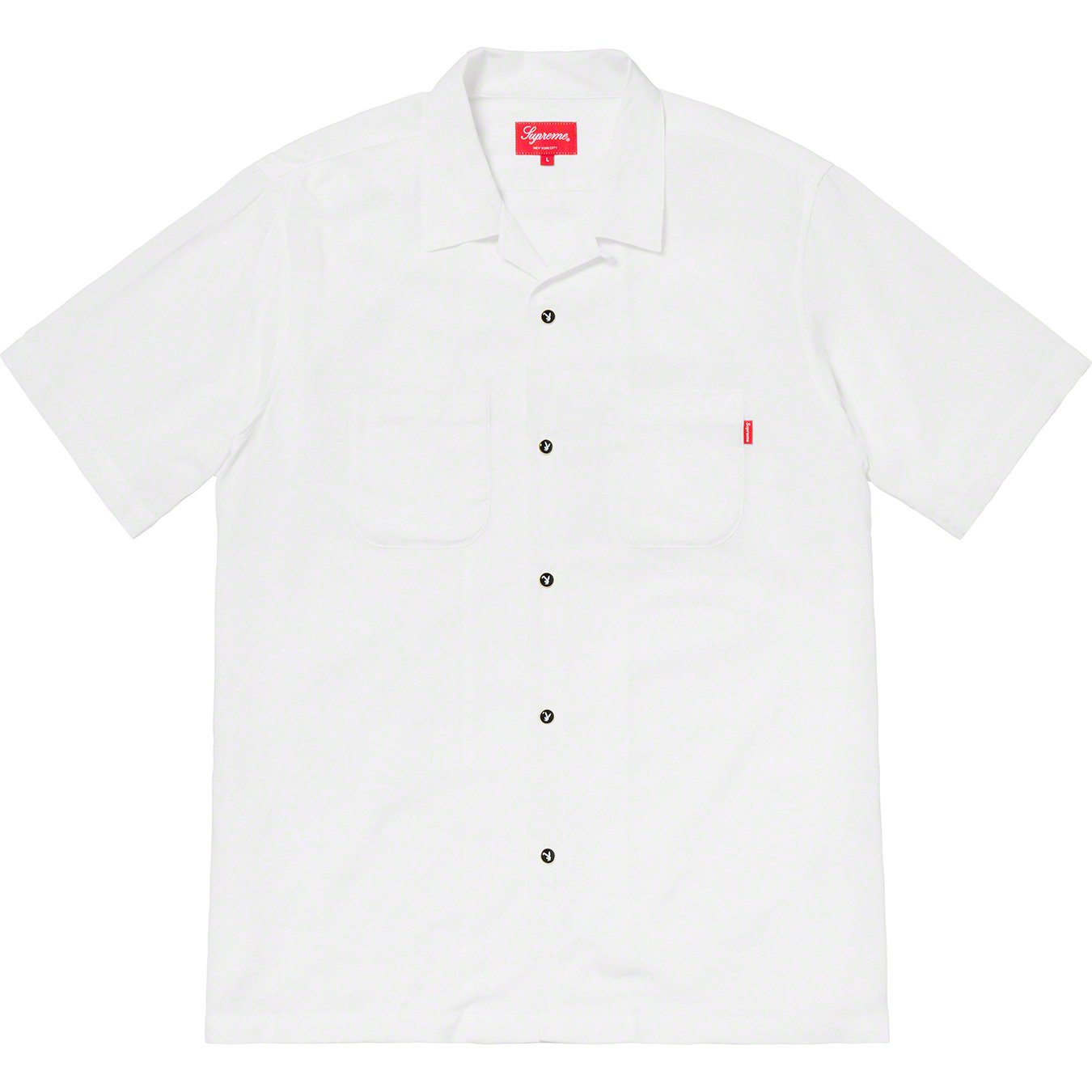 付属品完備 XL Supreme Playboy Rayon S/S Shirt