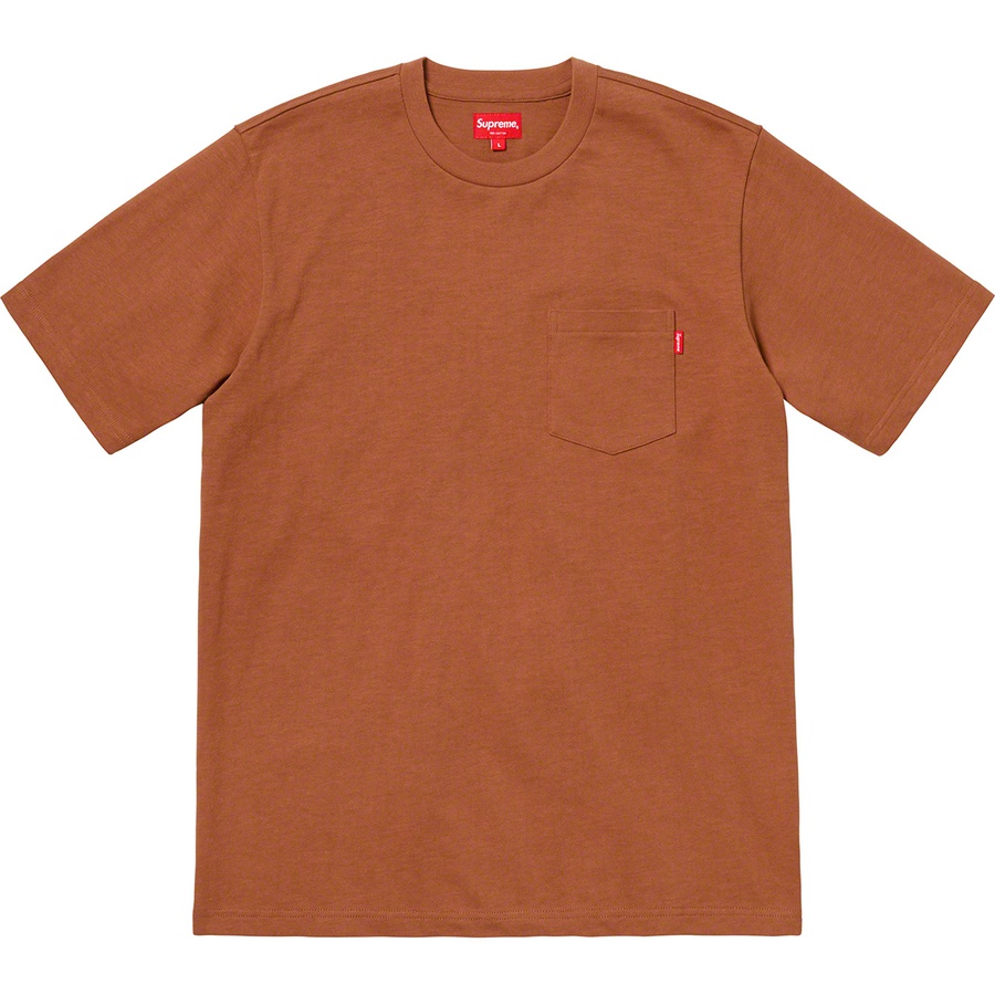 Details on S S Pocket Tee Rust from spring summer
                                                    2019 (Price is $62)