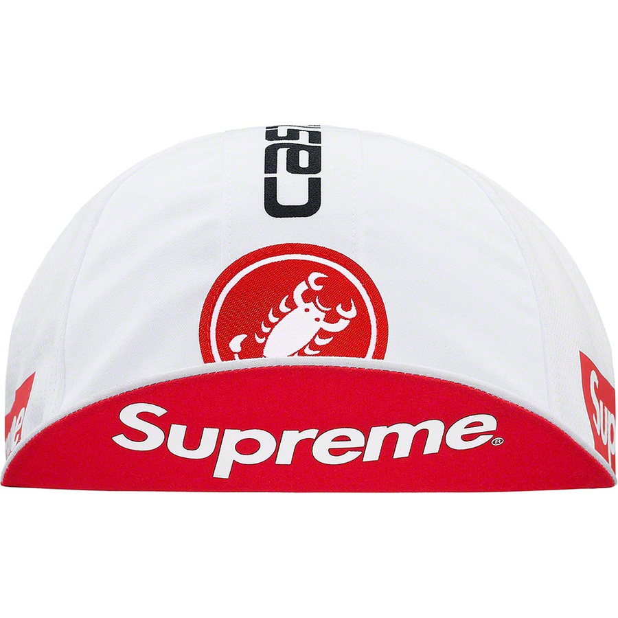 Details on Supreme Castelli Cycling Cap White from spring summer
                                                    2019 (Price is $32)