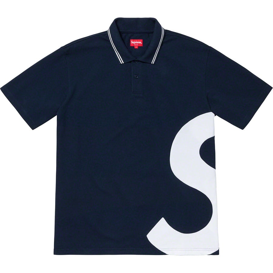 Details on S Logo Polo Navy from spring summer
                                                    2019 (Price is $118)