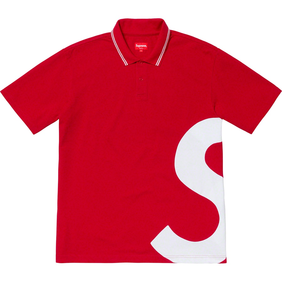 S Logo Polo Red