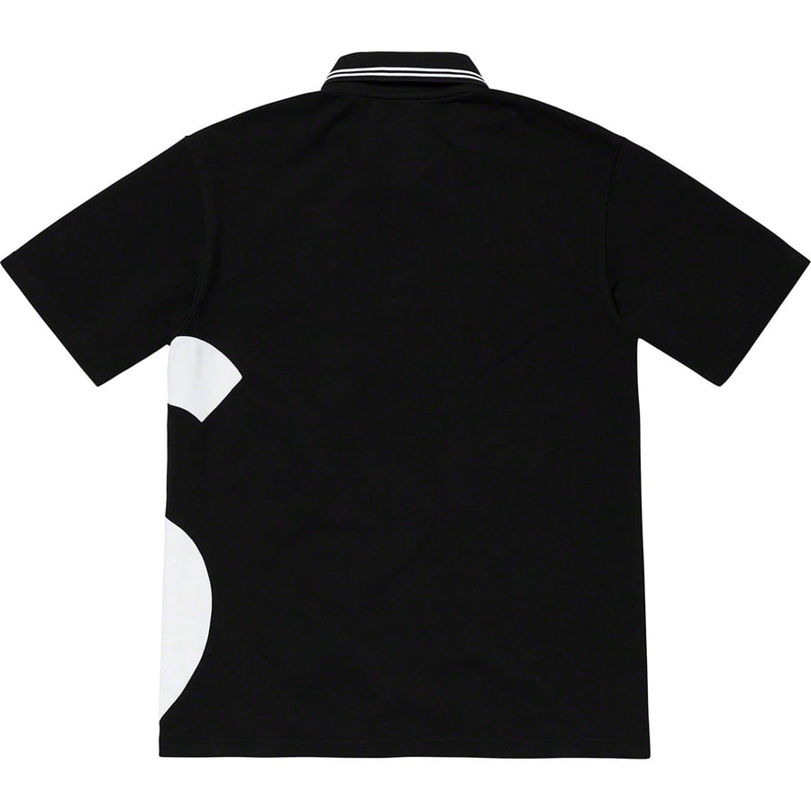 S Logo Polo Black