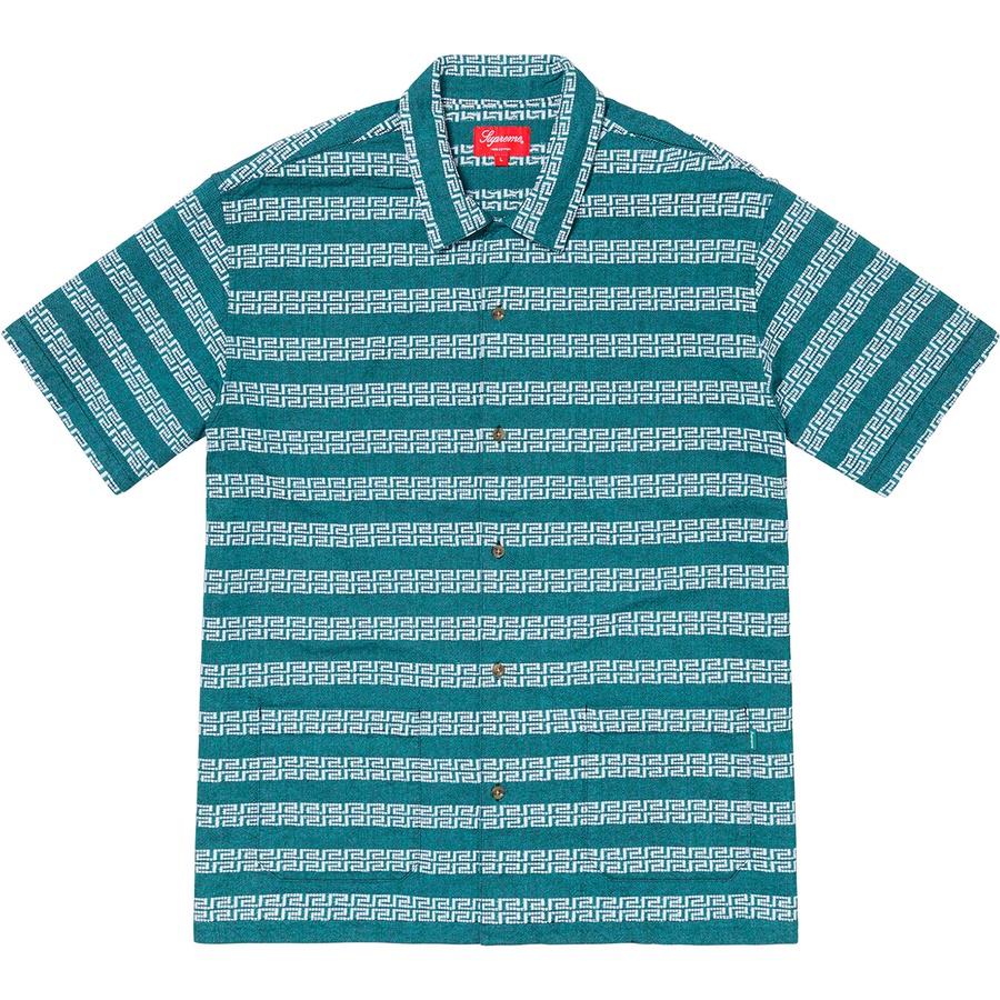 Details on Key Stripe S S Shirt Light Blue from spring summer
                                                    2019 (Price is $128)