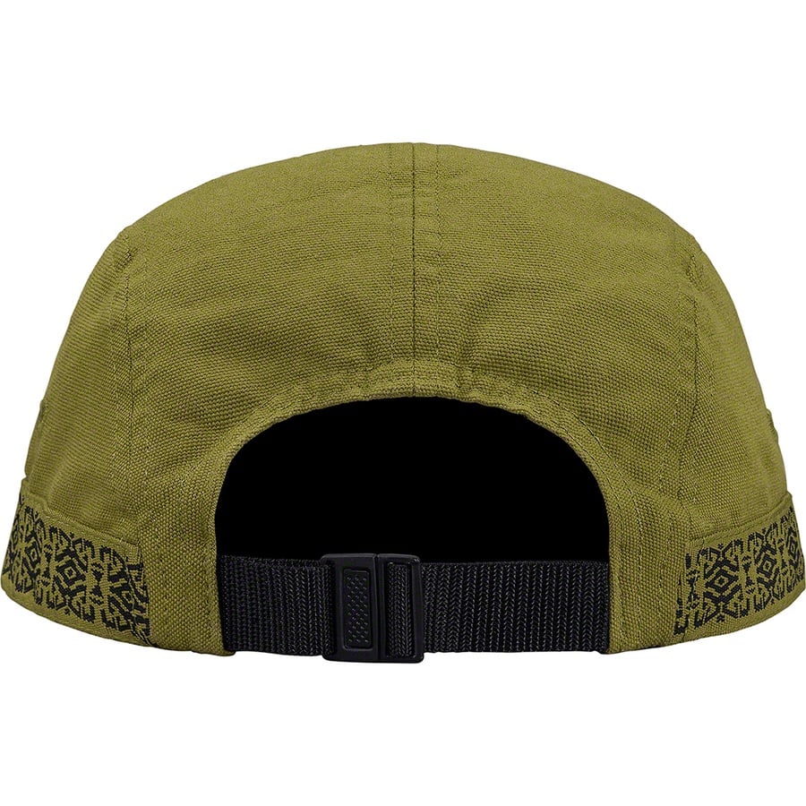 Details on Side Tape Camp Cap Olive from spring summer 2019 (Price is $48)