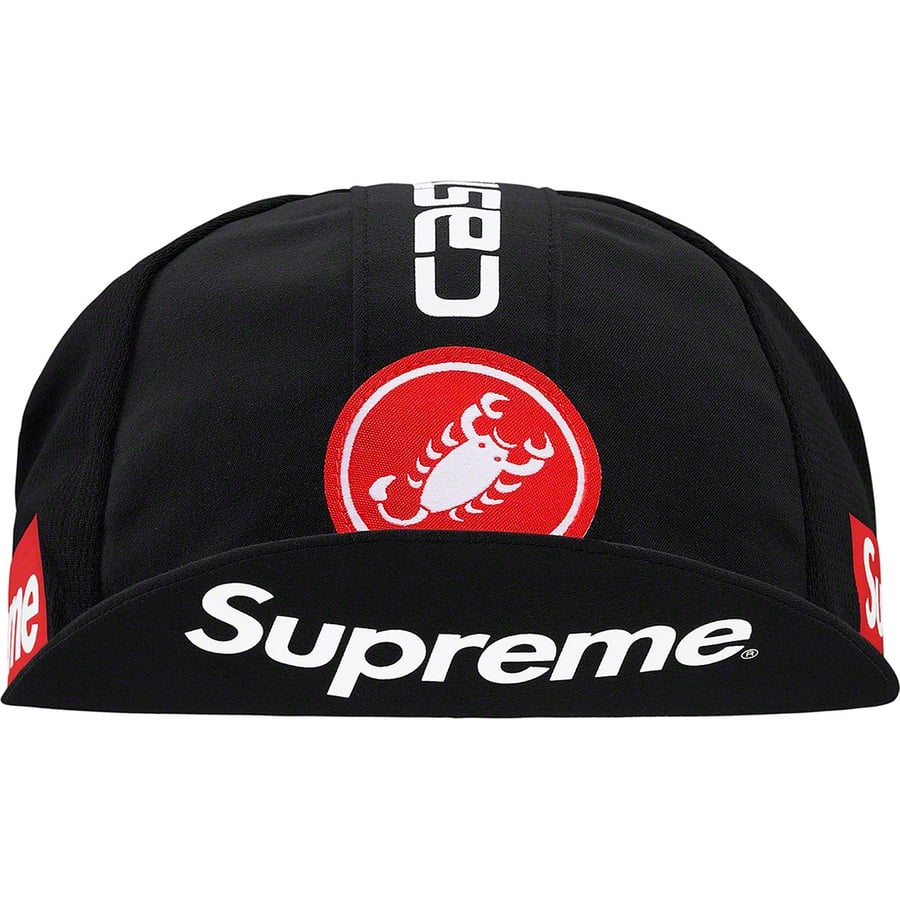 Details on Supreme Castelli Cycling Cap Black from spring summer
                                                    2019 (Price is $32)