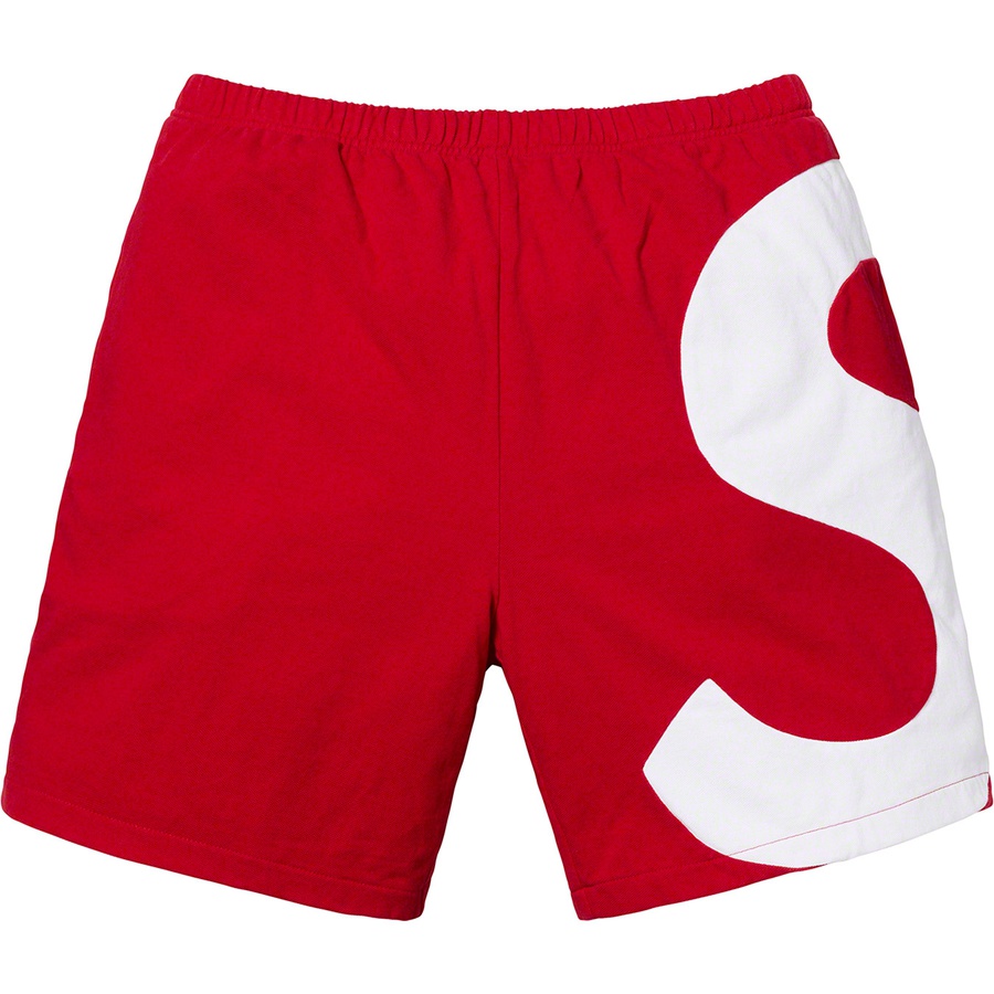 Details on S Logo Short Red from spring summer
                                                    2019 (Price is $110)