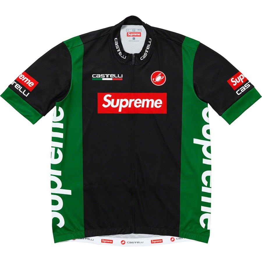 Details on Supreme Castelli Cycling Jersey Black from spring summer
                                                    2019 (Price is $148)