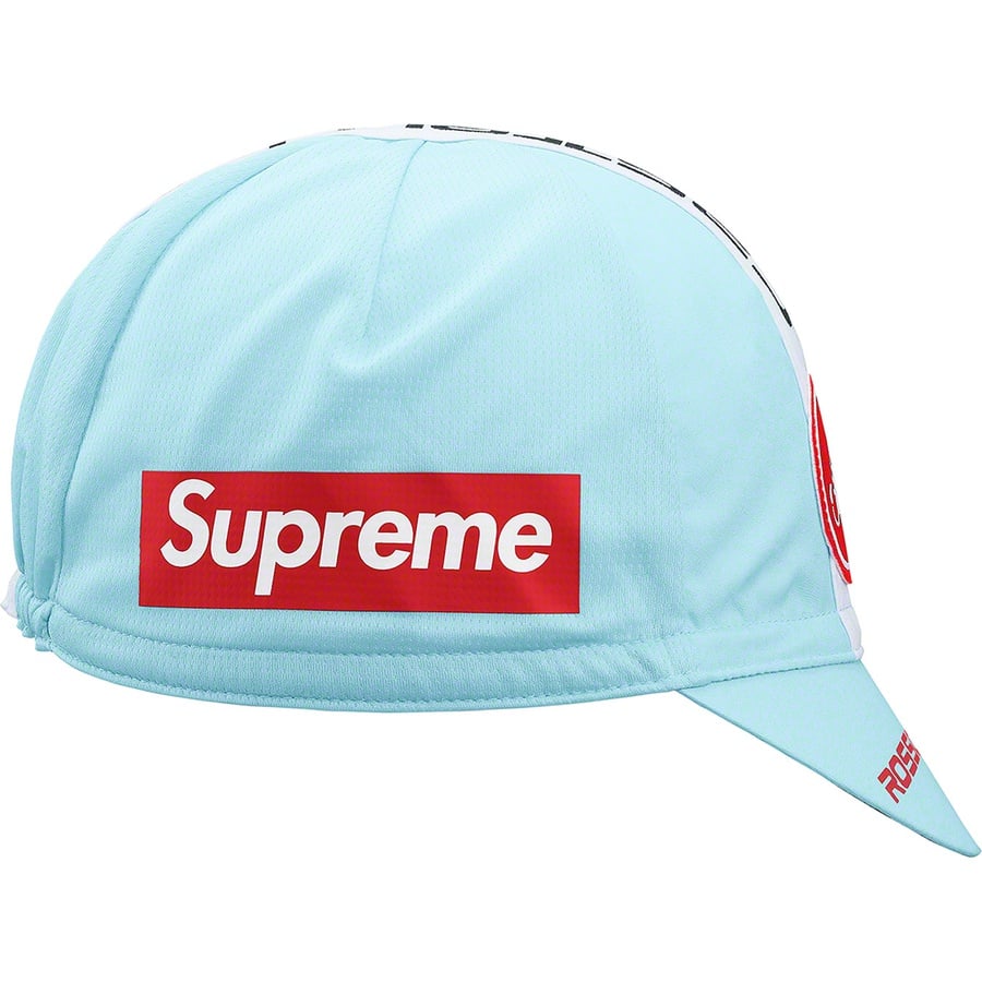 Details on Supreme Castelli Cycling Cap Light Blue from spring summer
                                                    2019 (Price is $32)