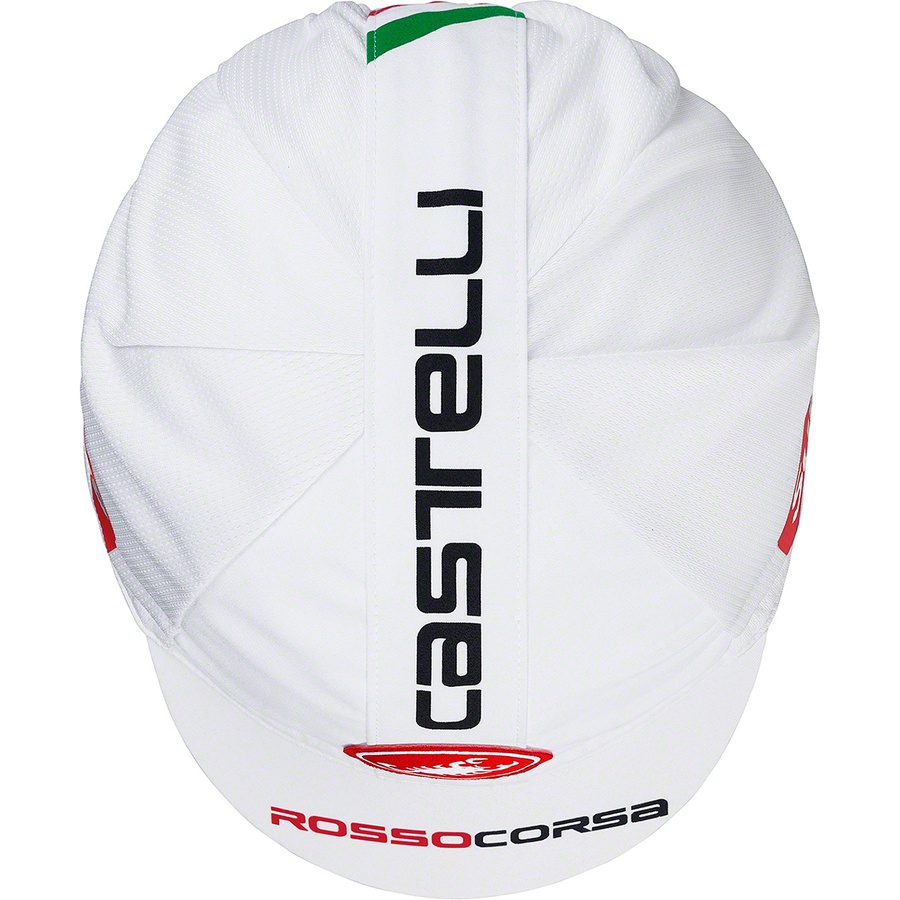 Details on Supreme Castelli Cycling Cap White from spring summer
                                                    2019 (Price is $32)