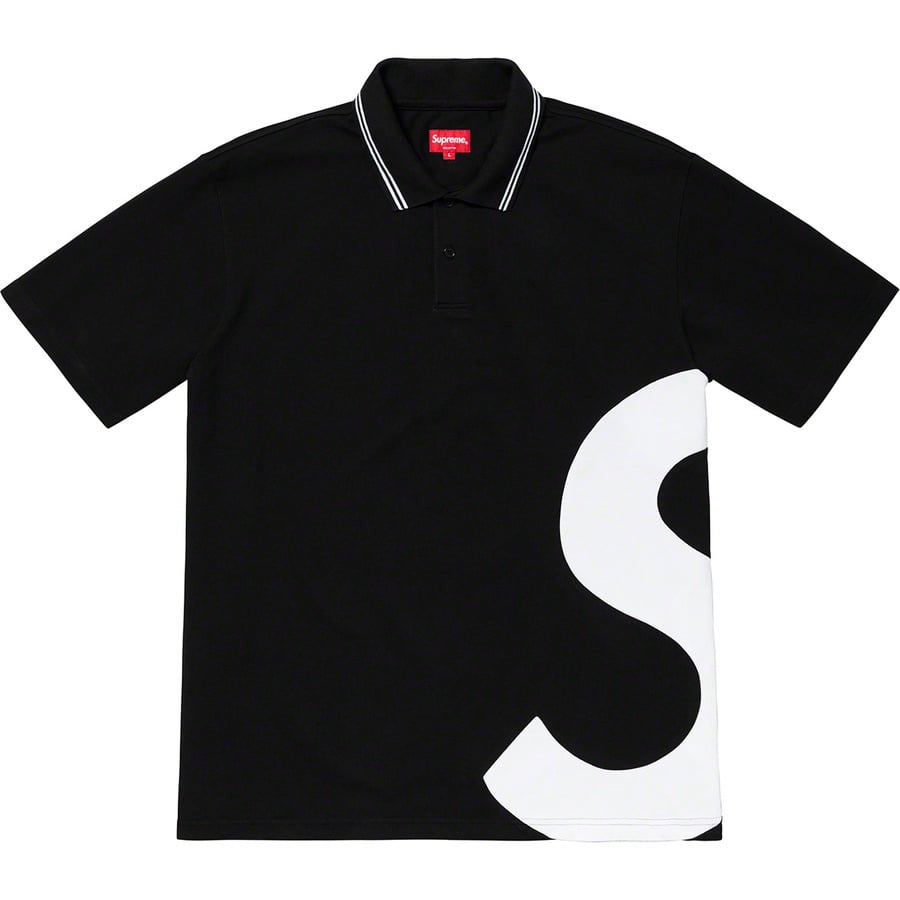 Details on S Logo Polo Black from spring summer
                                                    2019 (Price is $118)