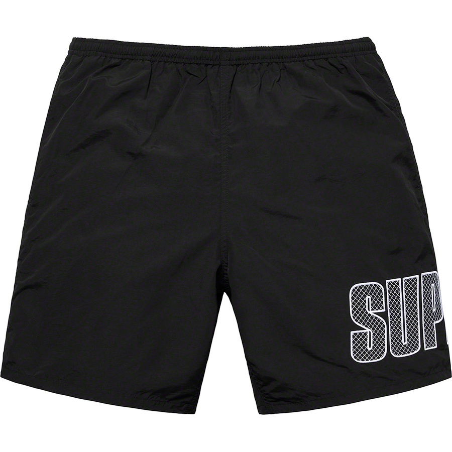 Logo Appliqué Water Short Black