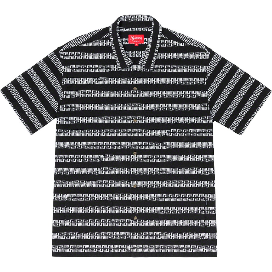 Details on Key Stripe S S Shirt Black from spring summer
                                                    2019 (Price is $128)