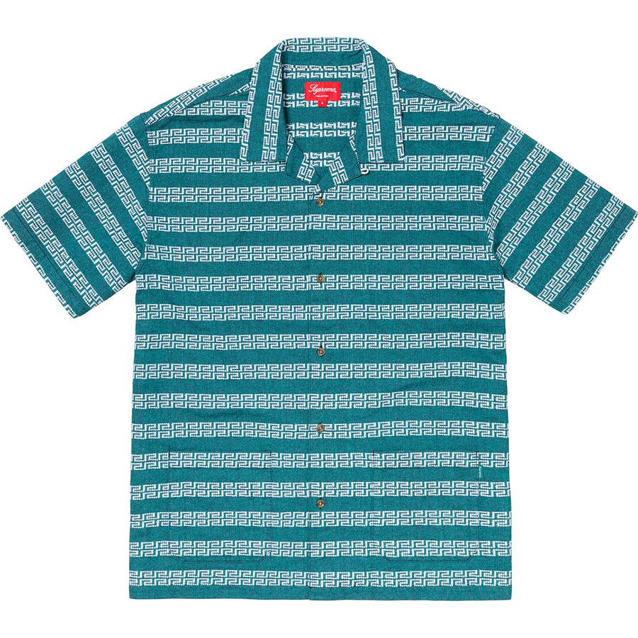 Details on Key Stripe S S Shirt Light Blue from spring summer
                                                    2019 (Price is $128)