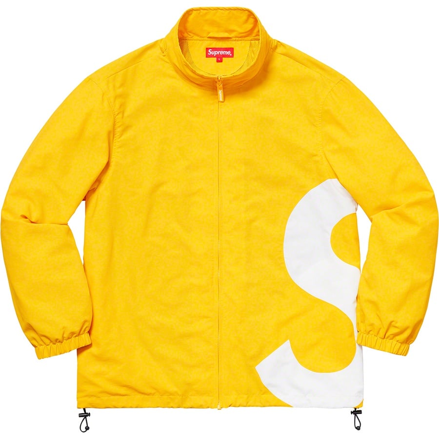 Details on S Logo Track Jacket Yellow from spring summer
                                                    2019 (Price is $168)
