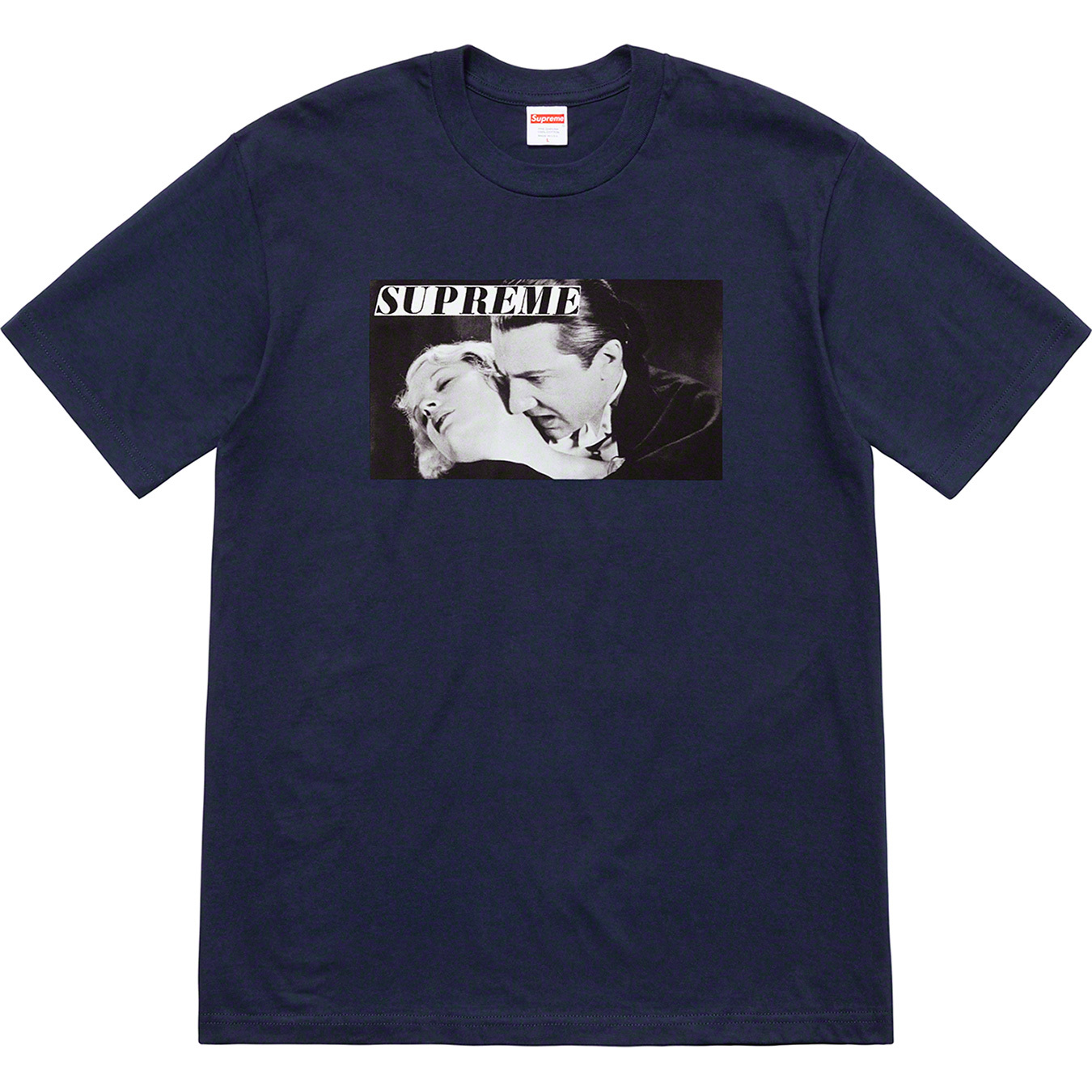 Supreme 2019SS Bela Lugosi Tee シュプリーム ベラルゴシTシャツ 半袖カットソー フォトプリント ドラキュラ ルゴシ・ベーラ ブラック サイズM【210415】【新古品】【me04】