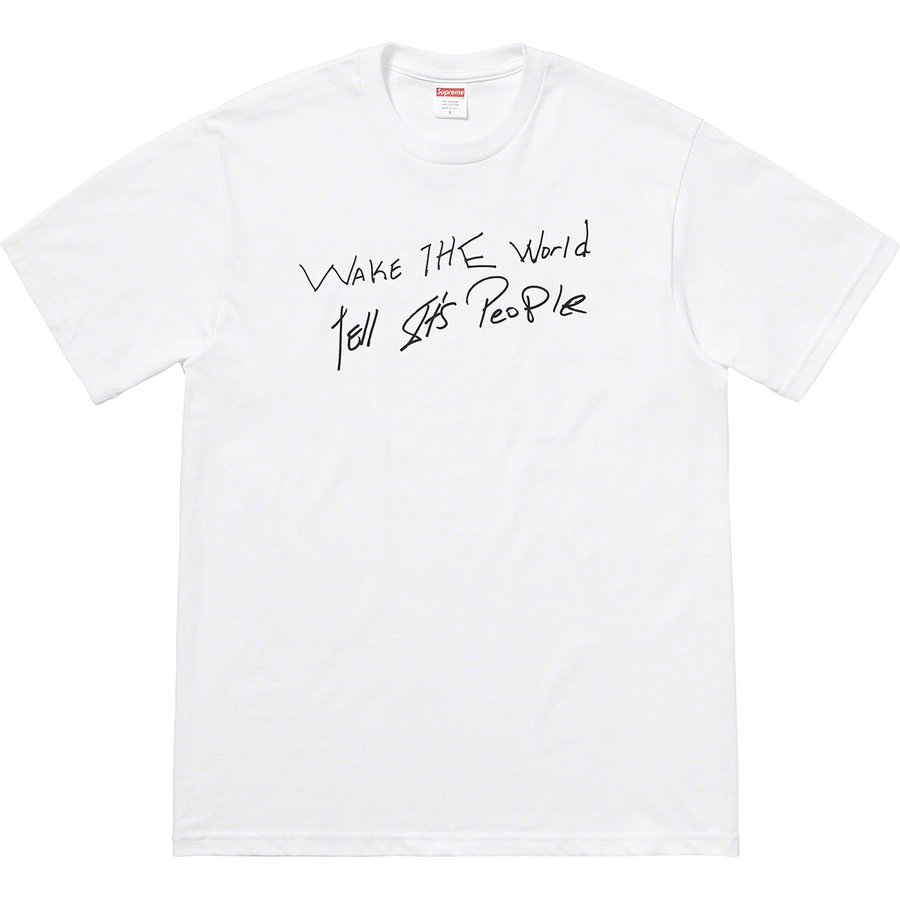 Details on Buju Banton Wake The World Tee White from spring summer
                                                    2019 (Price is $44)