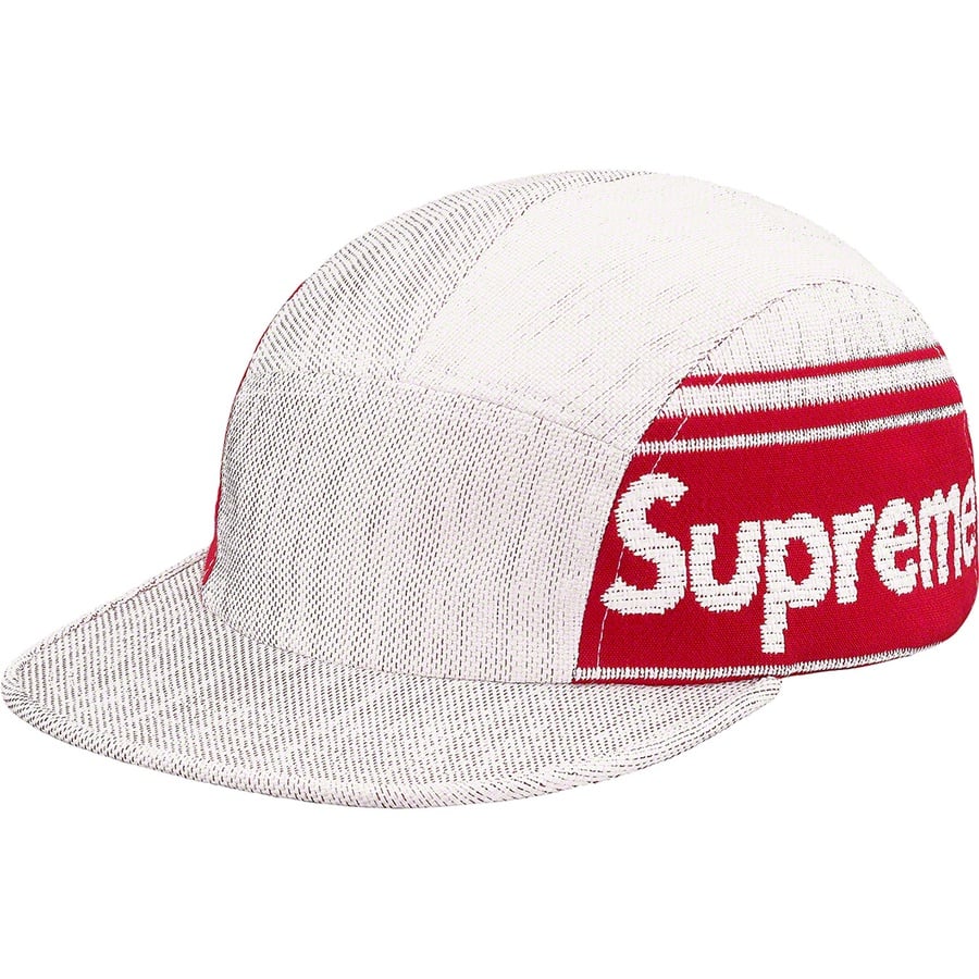 Details on Raffia Woven Logo Camp Cap White from spring summer
                                                    2019 (Price is $54)