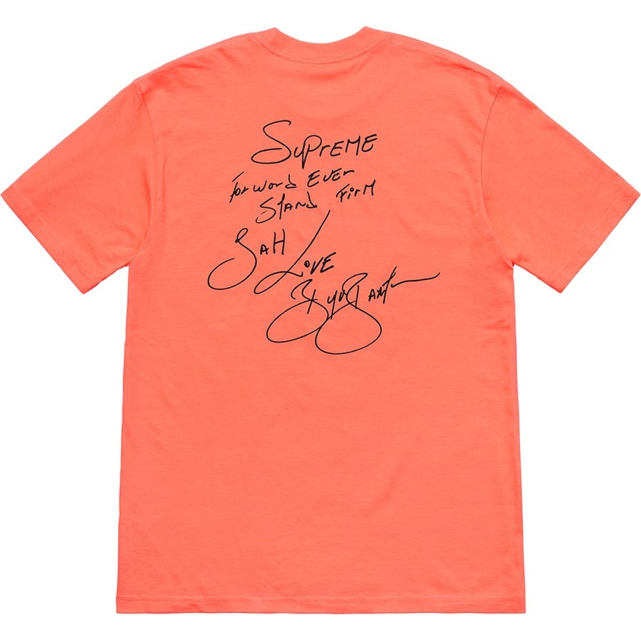 Details on Buju Banton Tee Neon Orange from spring summer
                                                    2019 (Price is $48)