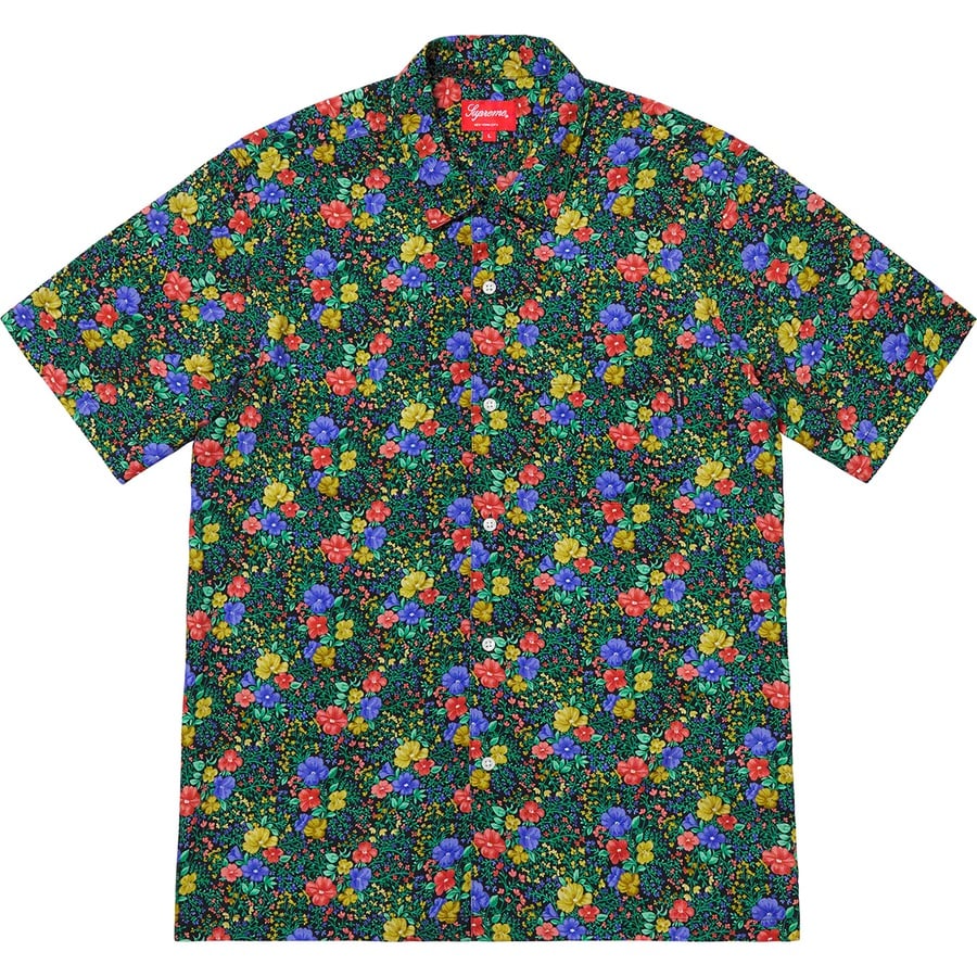 Details on Mini Floral Rayon S S Shirt Black from spring summer 2019 (Price is $138)