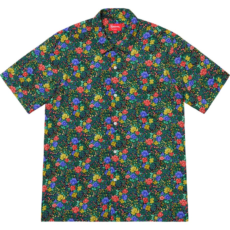 Details on Mini Floral Rayon S S Shirt Black from spring summer
                                                    2019 (Price is $138)