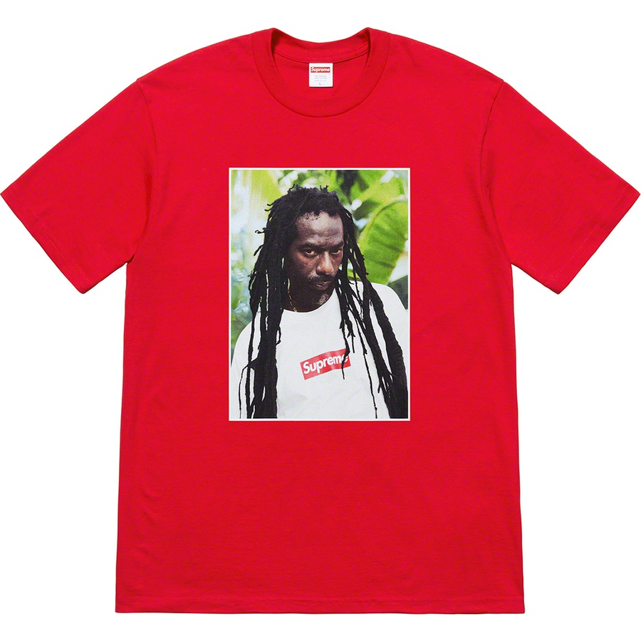 Details on Buju Banton Tee Red from spring summer 2019 (Price is $48)