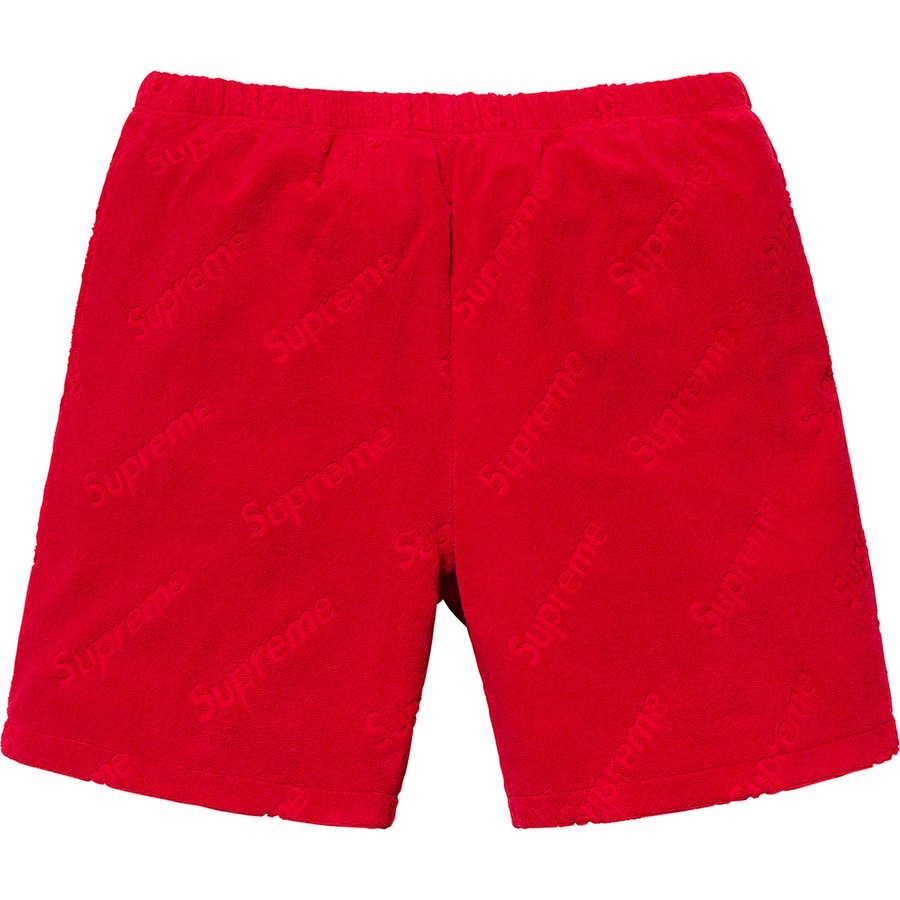 Details on Terry Jacquard Logo Short Red from spring summer
                                                    2019 (Price is $118)