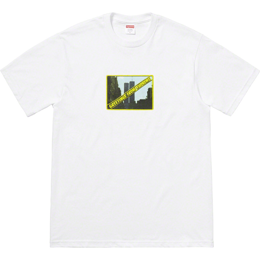 Details on Greetings Tee White from spring summer
                                                    2019 (Price is $38)