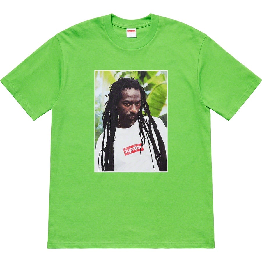 Details on Buju Banton Tee Green from spring summer
                                                    2019 (Price is $48)