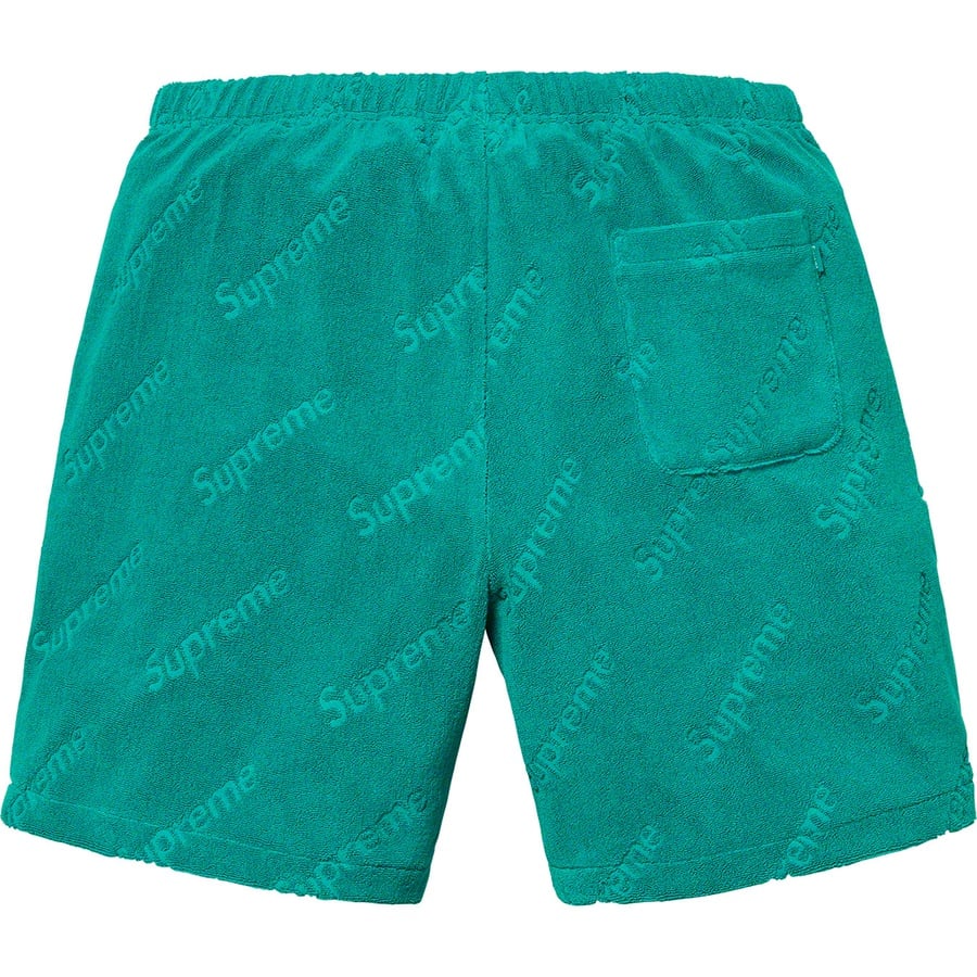 Details on Terry Jacquard Logo Short Teal from spring summer
                                                    2019 (Price is $118)