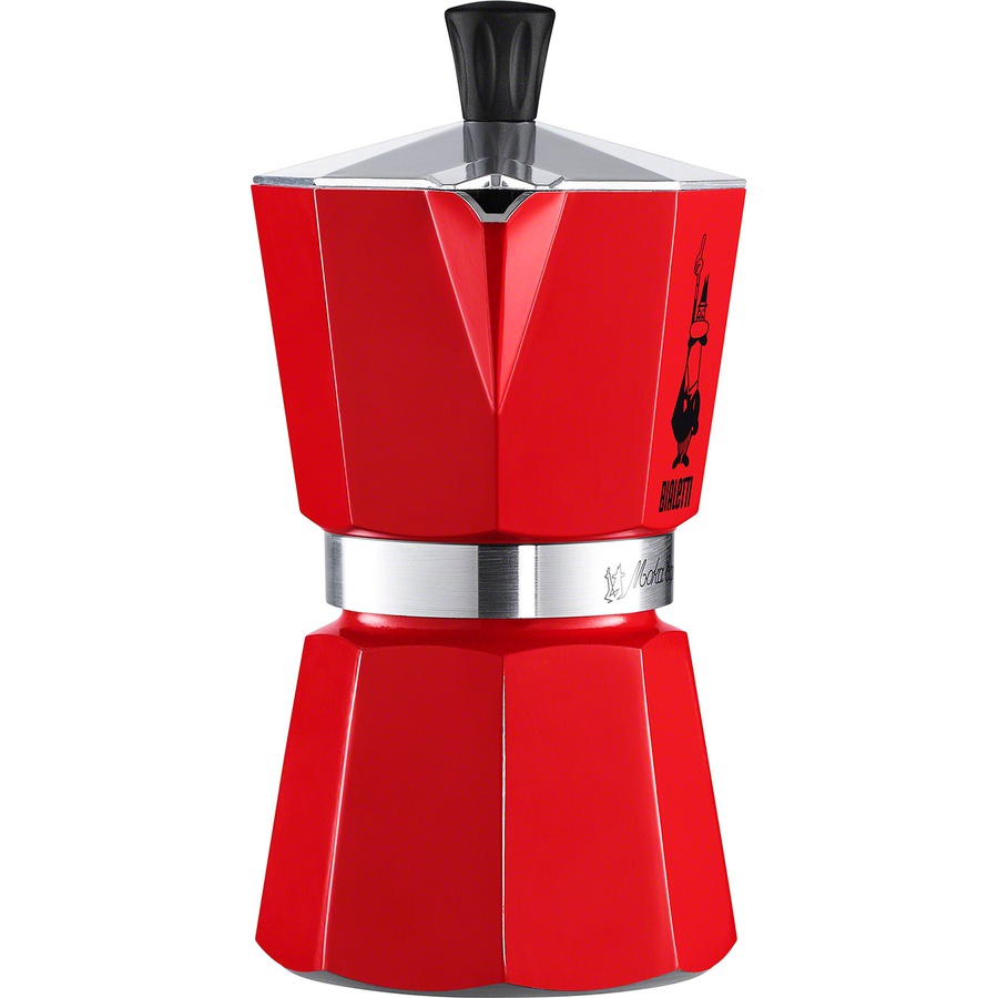 Details on Supreme Bialetti Moka Express Red from spring summer
                                                    2019 (Price is $58)