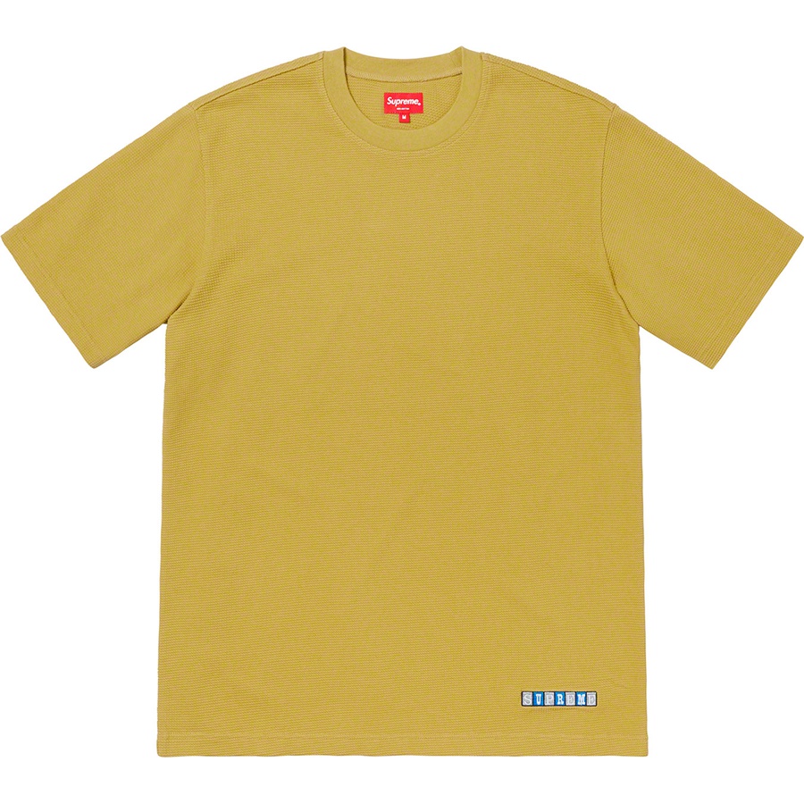 Supreme Waffle S S Top (SS19) - Gold - $78