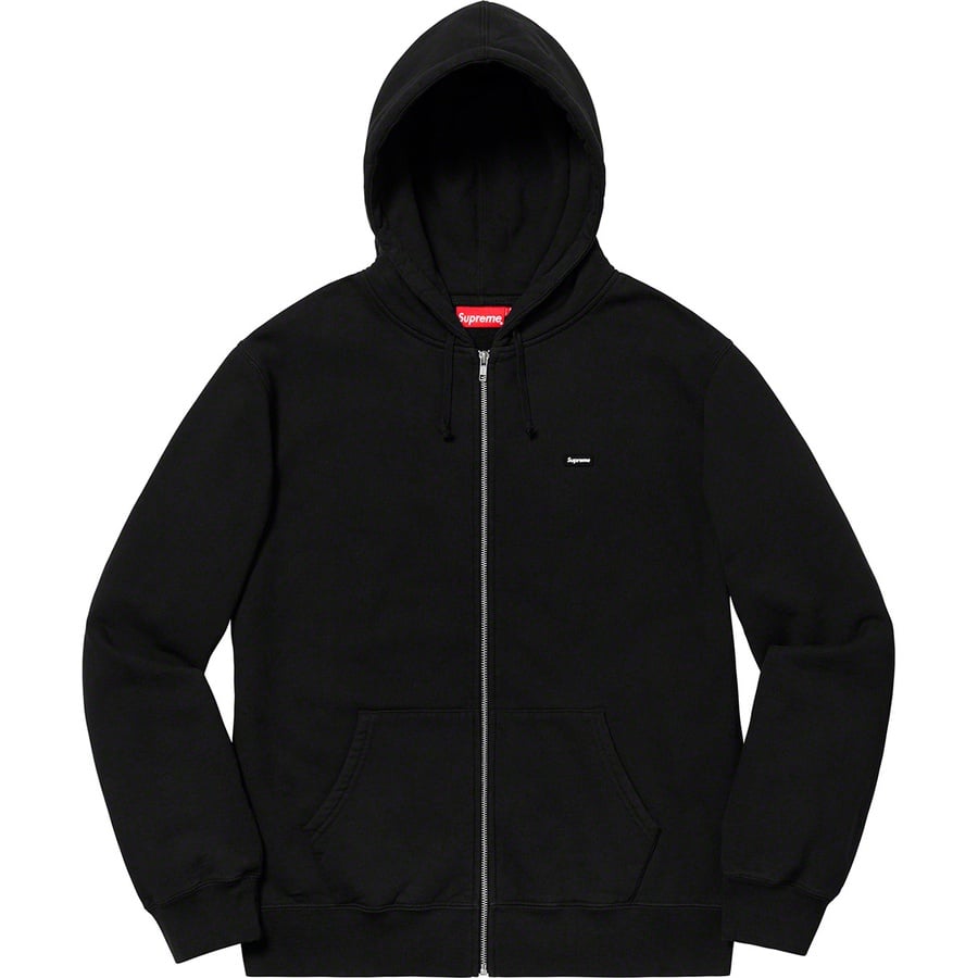 Details on Small Box Zip Up Sweatshirt Black from spring summer
                                                    2019 (Price is $158)