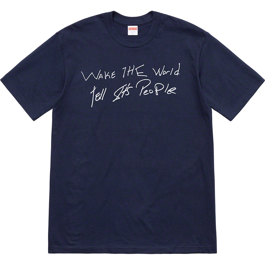Details on Buju Banton Wake The World Tee Navy from spring summer
                                                    2019 (Price is $44)