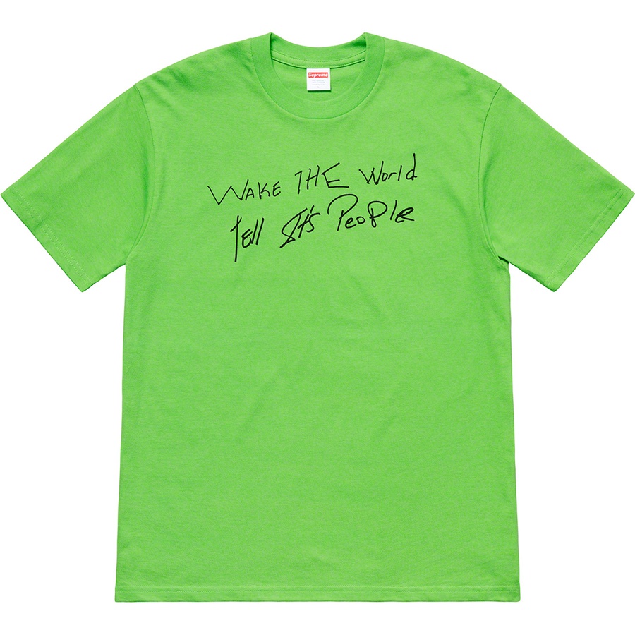 Details on Buju Banton Wake The World Tee Green from spring summer 2019 (Price is $44)