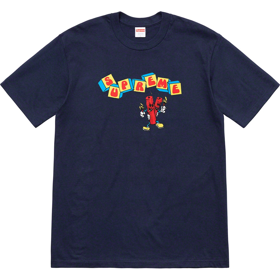 Details on Dynamite Tee Navy from spring summer 2019 (Price is $38)