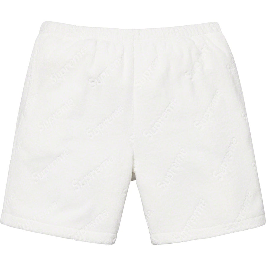 Details on Terry Jacquard Logo Short White from spring summer
                                                    2019 (Price is $118)