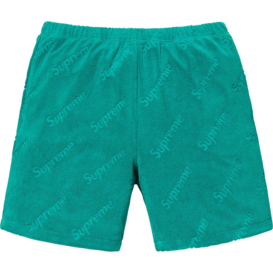 Details on Terry Jacquard Logo Short Teal from spring summer
                                                    2019 (Price is $118)