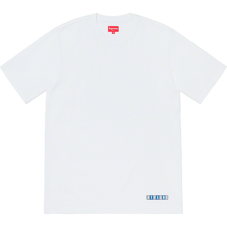 Supreme Waffle S S Top (SS19) - White - $78