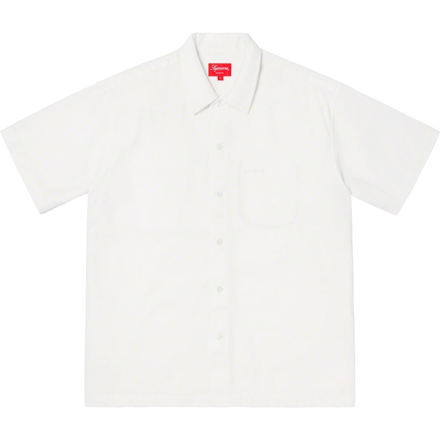 Details on Pinhole S S Shirt White from spring summer 2019 (Price is $128)