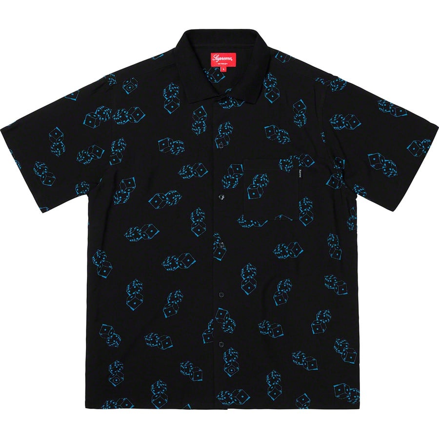 Details on Dice Rayon S S Shirt Black from spring summer
                                                    2019 (Price is $138)