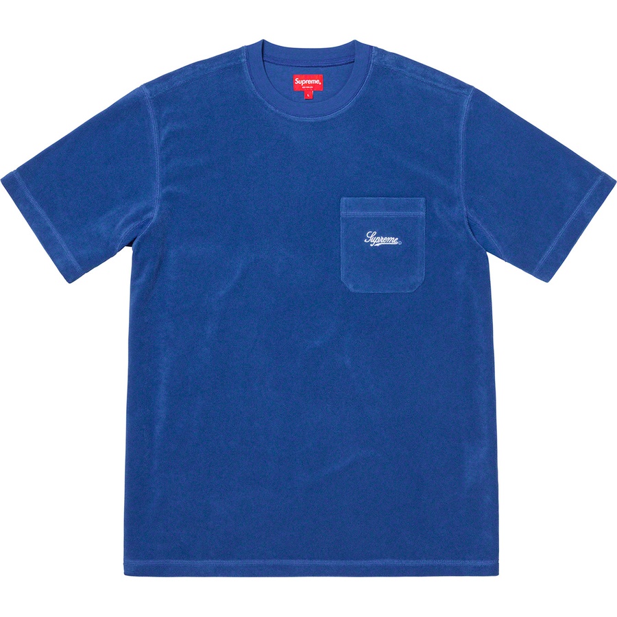 Details on Terry Pocket Tee Royal from spring summer
                                                    2019 (Price is $78)
