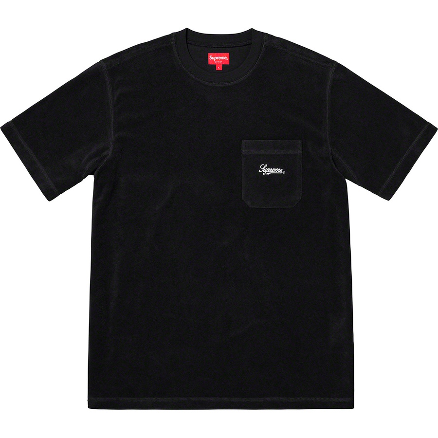 Details on Terry Pocket Tee Black from spring summer
                                                    2019 (Price is $78)