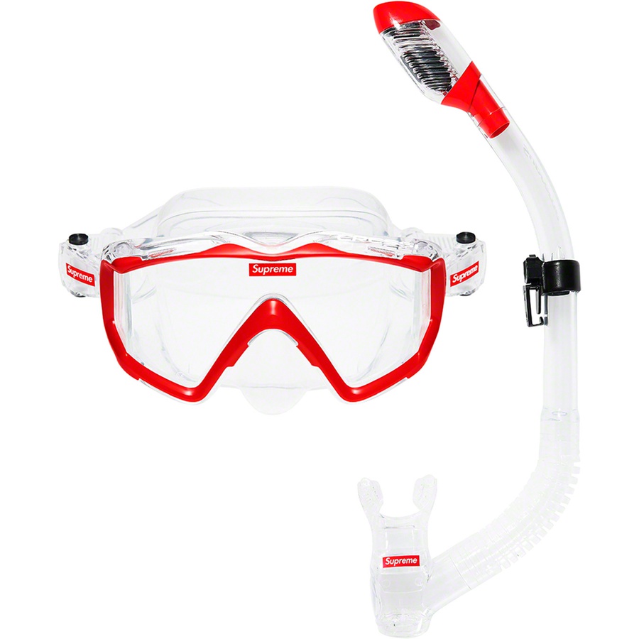 Details on Supreme Cressi Snorkel Set Red from spring summer
                                                    2019 (Price is $98)