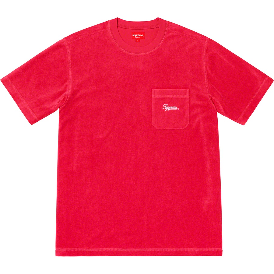 Details on Terry Pocket Tee Red from spring summer
                                                    2019 (Price is $78)