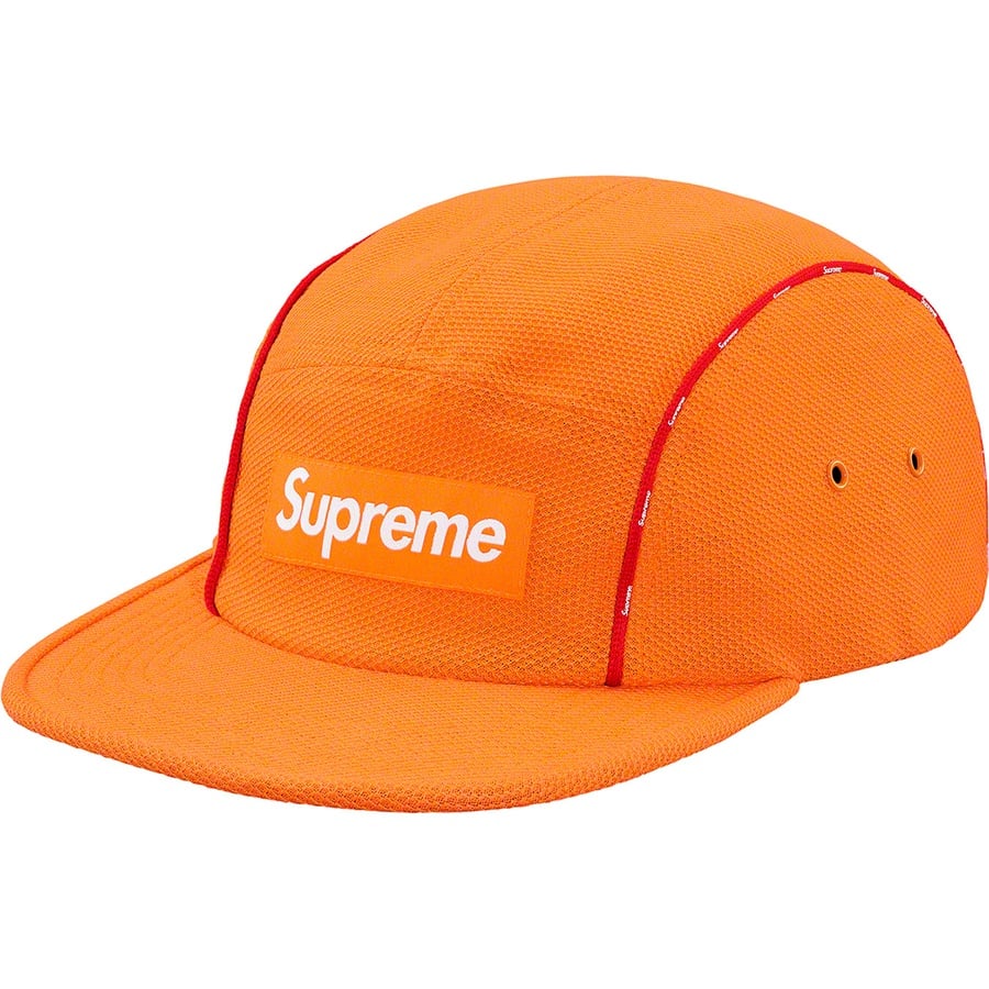 初回限定】 Supreme pique piping camp cap 2019ss