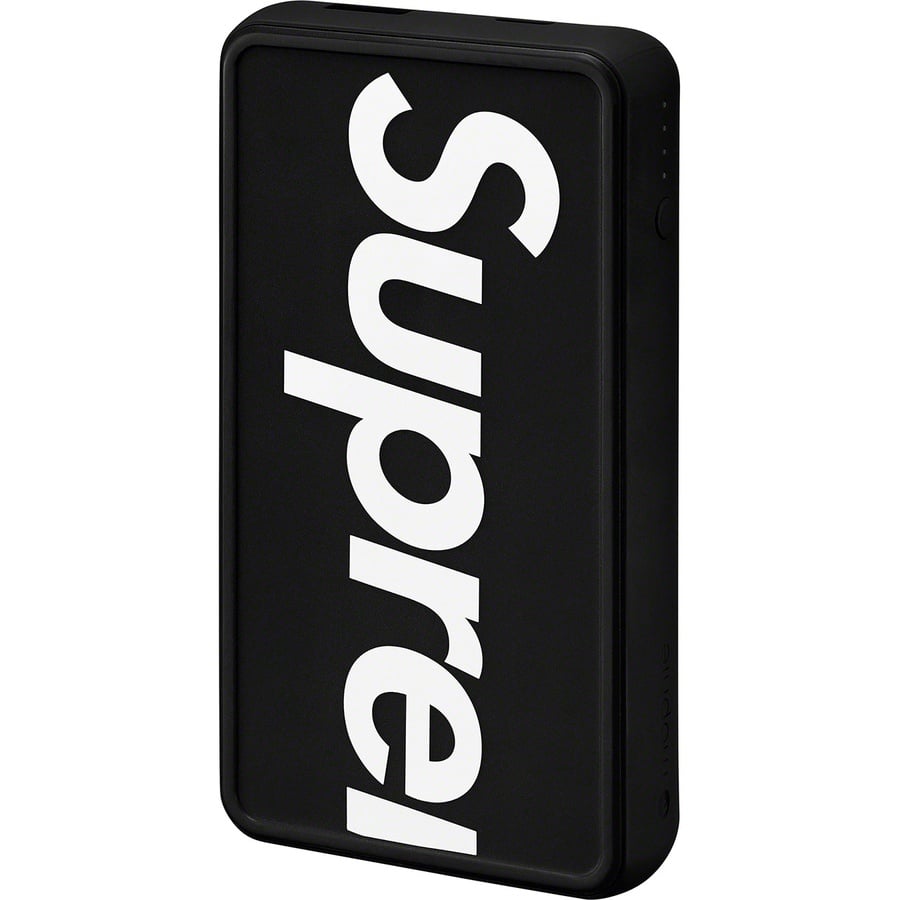 Details on Supreme mophie powerstation wireless XL Black from spring summer
                                                    2019 (Price is $110)